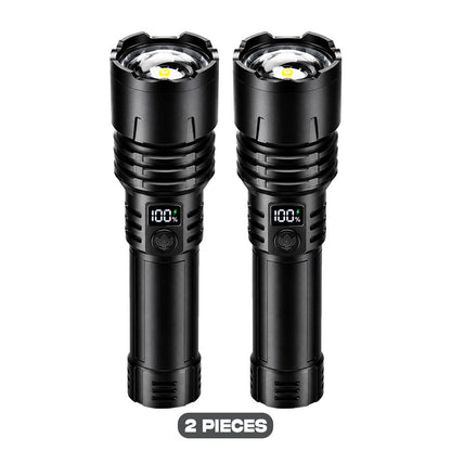 BEST SALE: 70% OFF+ 🎁🔥 2026 Super Bright LED Tactical Flashlight,️ Smart LED Display, 1M+ SOLD Worldwide🥇, 9500mAh Battery, 80X Brightness,  Military-Grade CREE LED