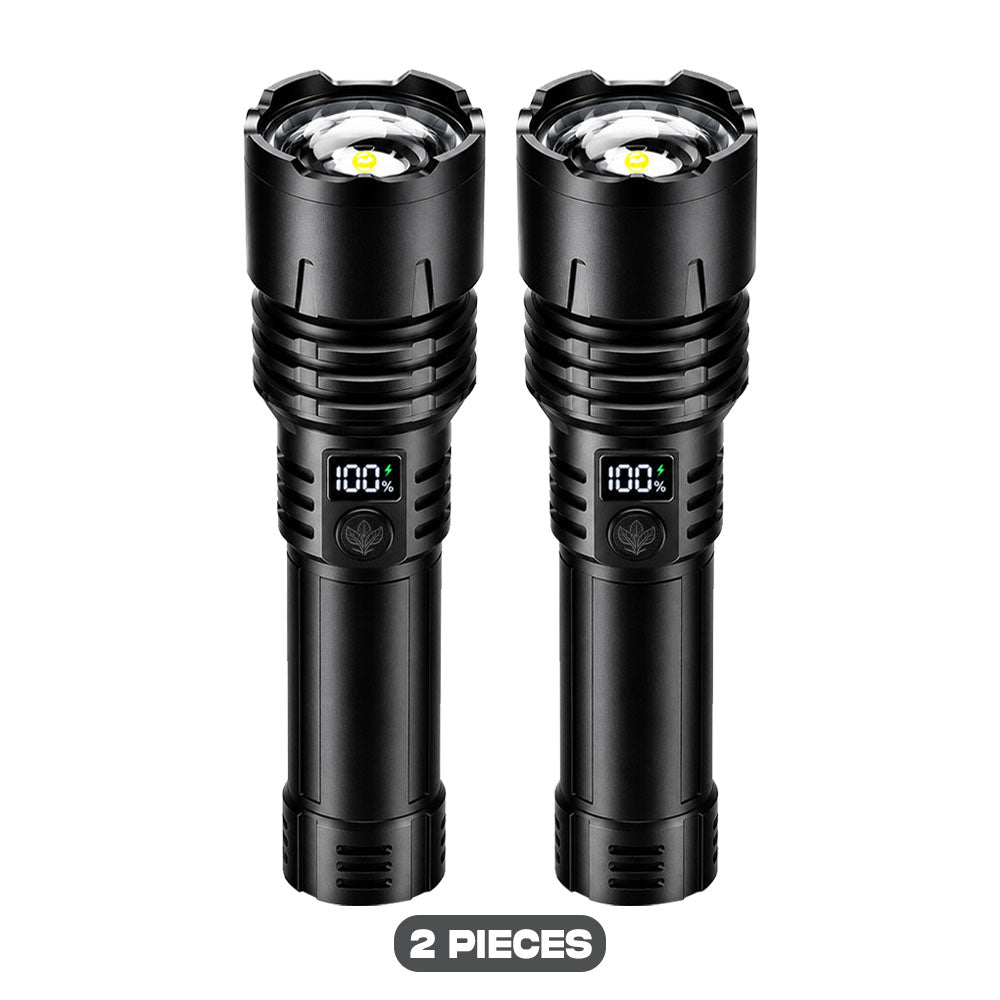 🔥LIMITED-TIME DEAL: 70% OFF + 🎁 2026 Super Bright Ultimate Tactical Flashlight,️️🔥 1M+ Sold Worldwide, 80X Brightness, 9500mAh Battery, Smart LED Display, Military-Grade CREE LED