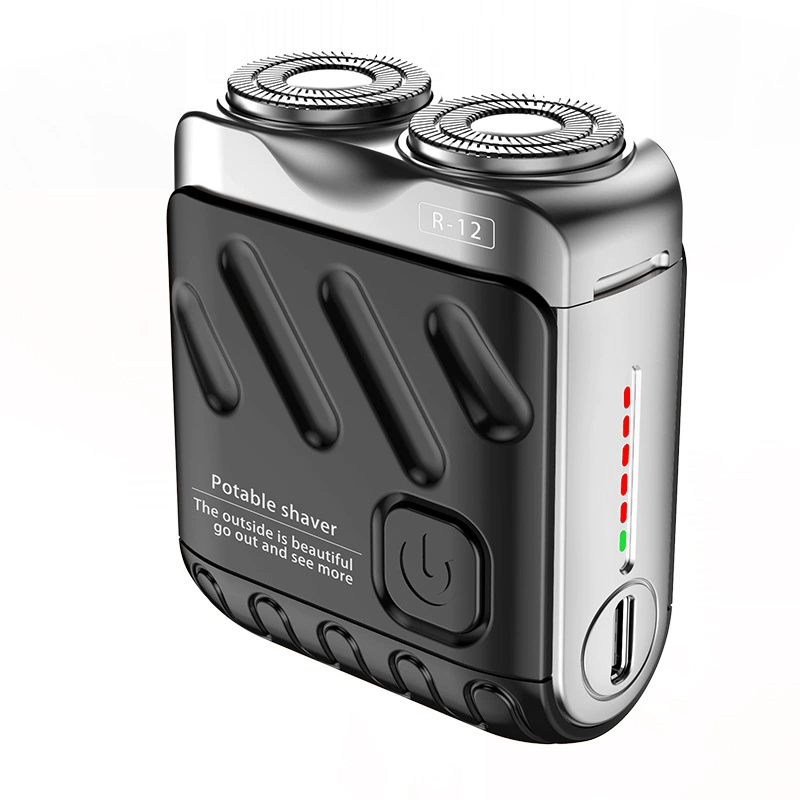 SALE 70% OFF + FREE GIFT 🔥 Portable Mini Rotary Electric Shaver, 9000RPM Magnetic Dual-Head, Rechargeable IPX7 Waterproof Wet/Dry