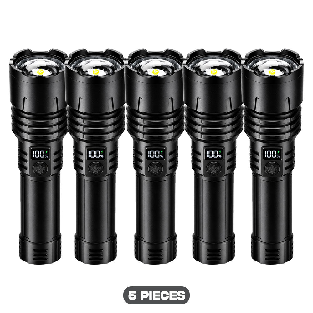🔥LIMITED-TIME DEAL: 70% OFF + 🎁 2026 Super Bright Ultimate Tactical Flashlight,️️🔥 1M+ Sold Worldwide, 80X Brightness, 9500mAh Battery, Smart LED Display, Military-Grade CREE LED