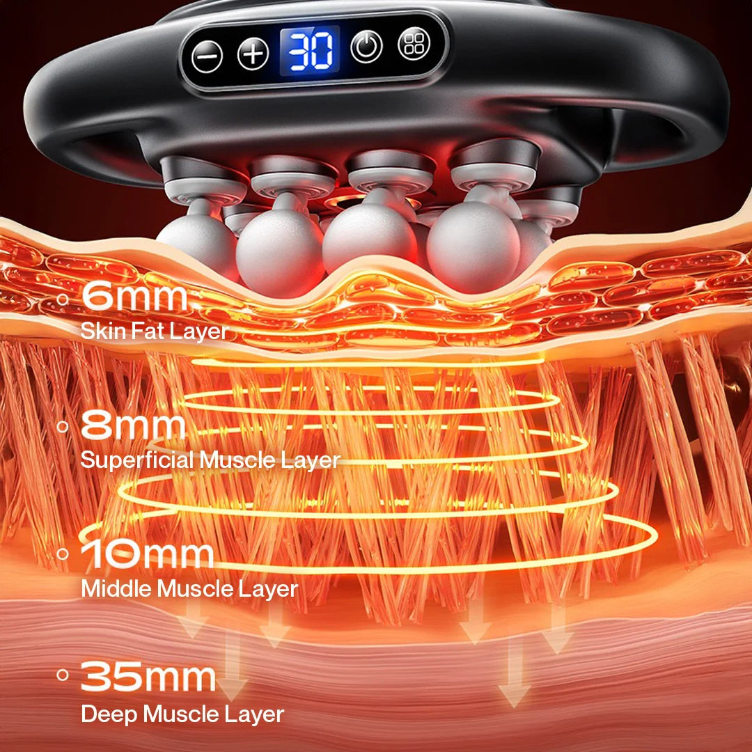 Premium Electric Deep Tissue Massager - 16 Head Full Body Electric Muscle Massager