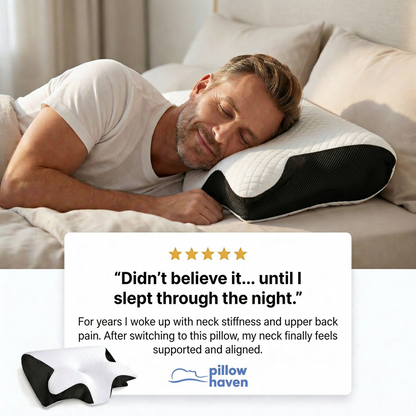 The Pillow That Ends Neck Pain - By Fixing Your Sleep Posture | Father's Day 60% OFF
