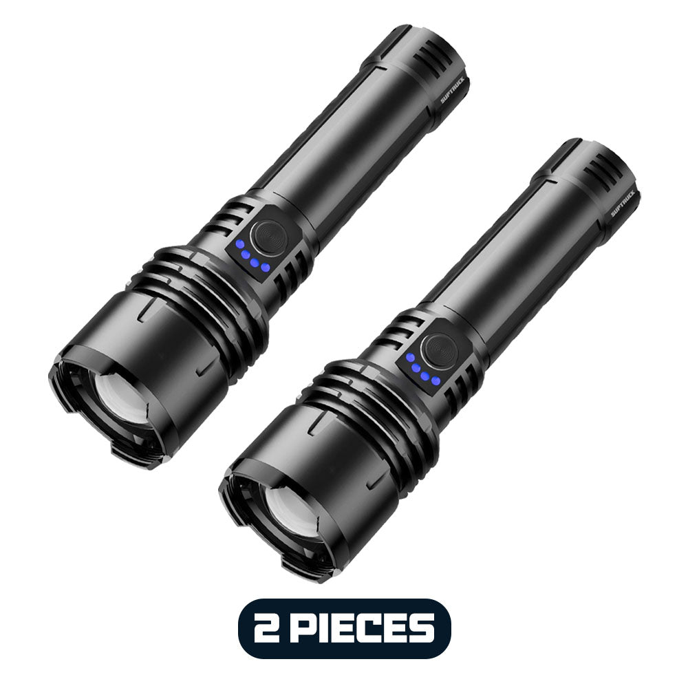 🔥HOT SALE: 70% OFF+ GIFT ⏰ 🔦 Super Bright LED Hunting Tactical Flashlight, 3 Color Lens, 80X Brighter CREE LED Beam, 70-Hour Runtime, Military-Grade Toughness For Hunting, Fishing & Camping