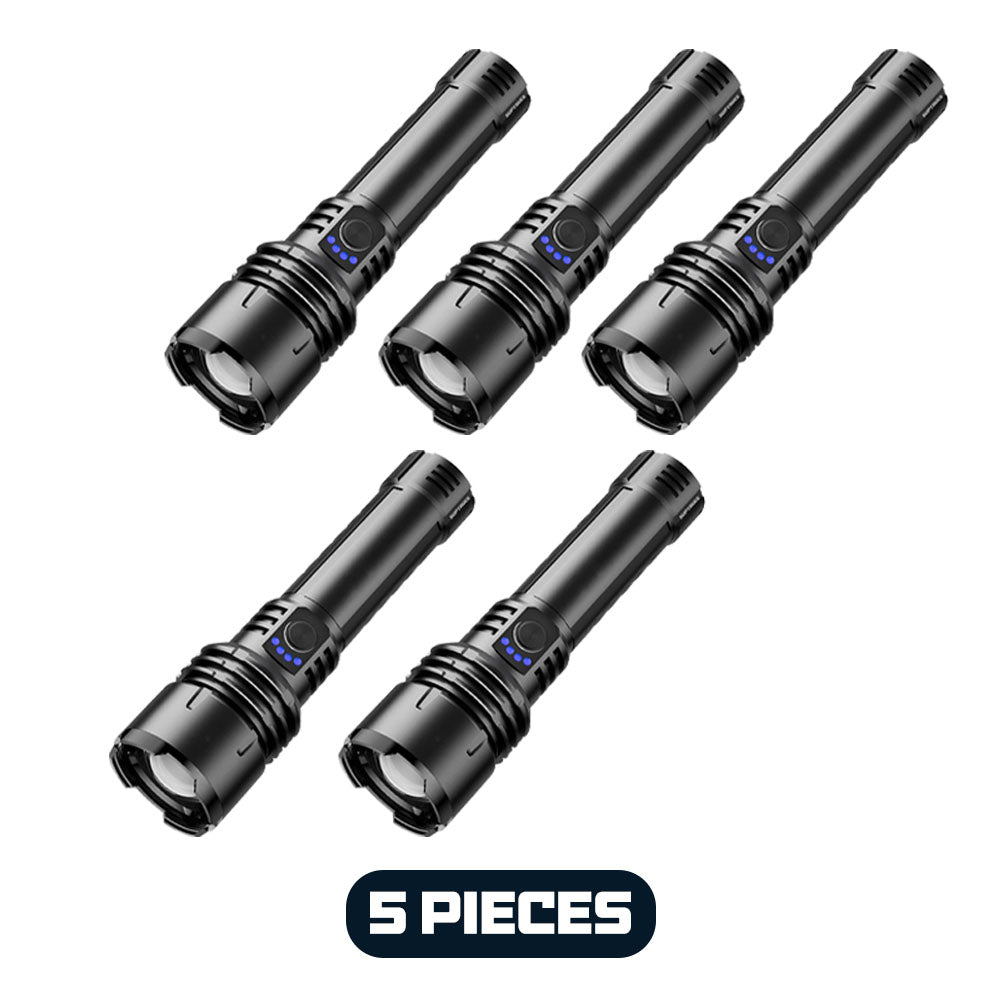 🔥HOT SALE: 70% OFF+ GIFT ⏰ 🔦 Super Bright LED Hunting Tactical Flashlight, 3 Color Lens, 80X Brighter CREE LED Beam, 70-Hour Runtime, Military-Grade Toughness For Hunting, Fishing & Camping