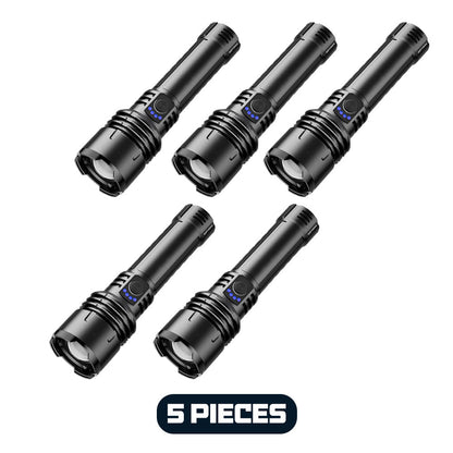 🔥HOT SALE: 70% OFF+ GIFT ⏰ 🔦 Super Bright LED Hunting Tactical Flashlight, 3 Color Lens, 80X Brighter CREE LED Beam, 70-Hour Runtime, Military-Grade Toughness For Hunting, Fishing & Camping