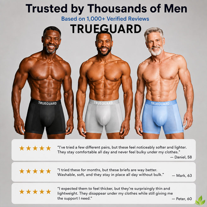 BUY 3 GET 5 FREE 🔥BEST DEAL 80% OFF+ 🎁 TRUEGUARD™ Premium Men’s Leakproof Boxer Briefs