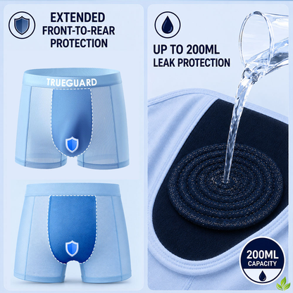 BUY 3 GET 5 FREE 🔥BEST DEAL 80% OFF+ 🎁 TRUEGUARD™ Premium Men’s Leakproof Boxer Briefs