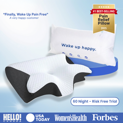 The Pillow That Ends Neck Pain - By Fixing Your Sleep Posture | Father's Day 60% OFF