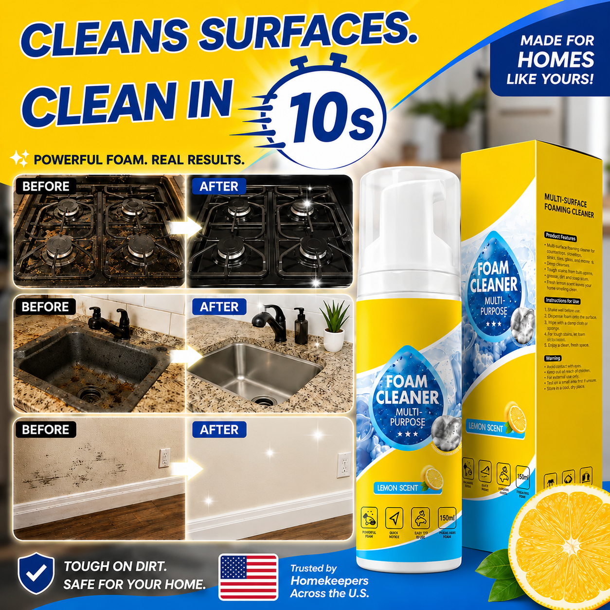 Foam No-Rinse Cleaner