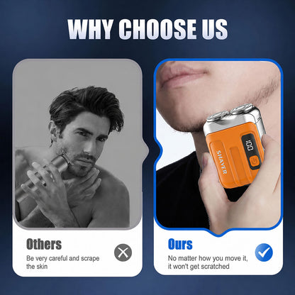 🔥BEST DEAL 70% OFF + 🎁🪒2026 Portable Mini Electric Shaver|2M+ SOLD🏆| 9900RPM Magnetic Dual-Head | Smart LED Display |Rechargeable IPX7 Waterproof Wet/Dry