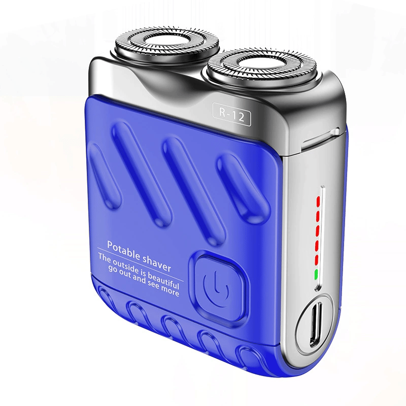 70% OFF + FREE GIFT⏰ Portable Mini Rotary Electric Shaver| 9000RPM Magnetic Dual-Head| Rechargeable IPX7 Waterproof Wet/Dry