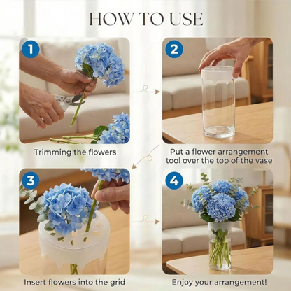 Silicone Flower Arrangement Grid