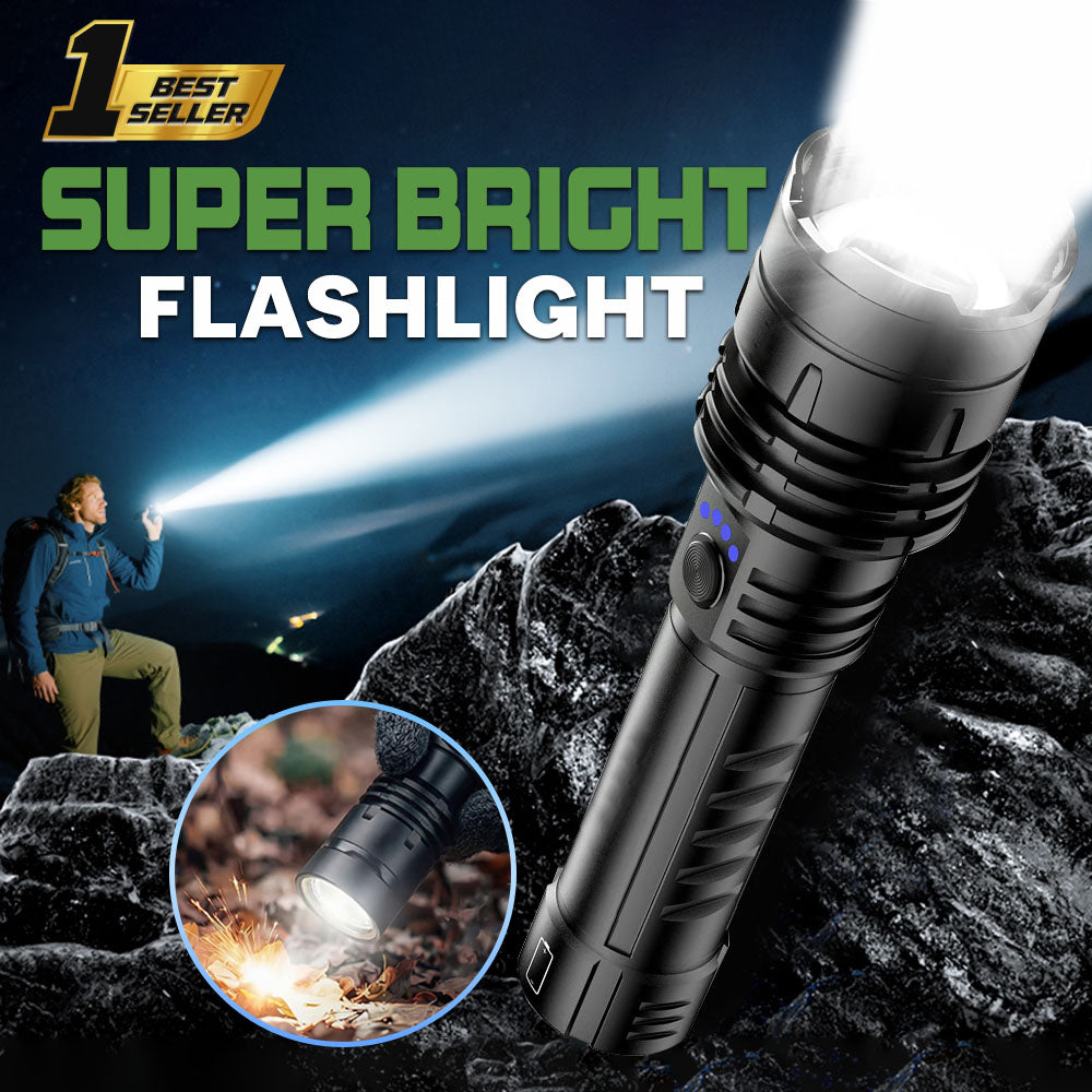 🔥HOT SALE: 70% OFF+ GIFT ⏰ 🔦 Super Bright LED Hunting Tactical Flashlight, 3 Color Lens, 80X Brighter CREE LED Beam, 70-Hour Runtime, Military-Grade Toughness For Hunting, Fishing & Camping